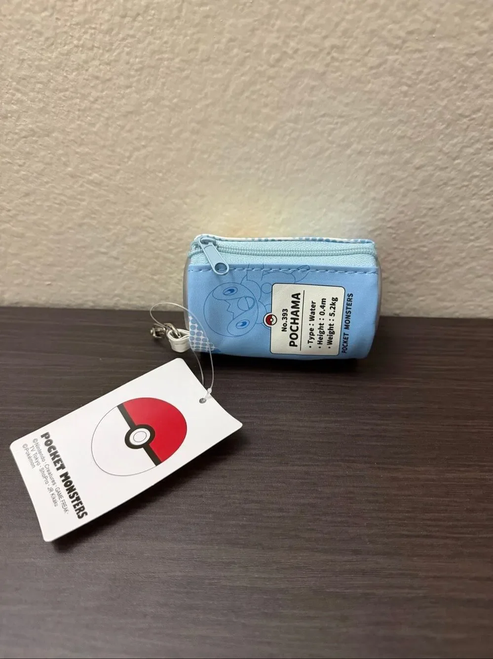 Pokemon Pocket Monsters Piplup Pochama Soda Can Coin Purse Wallet Clip